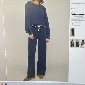 Z SUPPLY Denim Sweater Pant Set